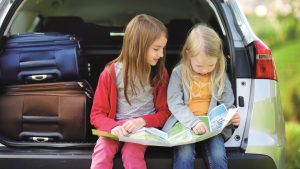 Op gezinsvakantie met de auto